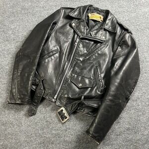 Schott vintage 70s 40 perfecto 618 steerhide leather motorcycle jacket 613 641